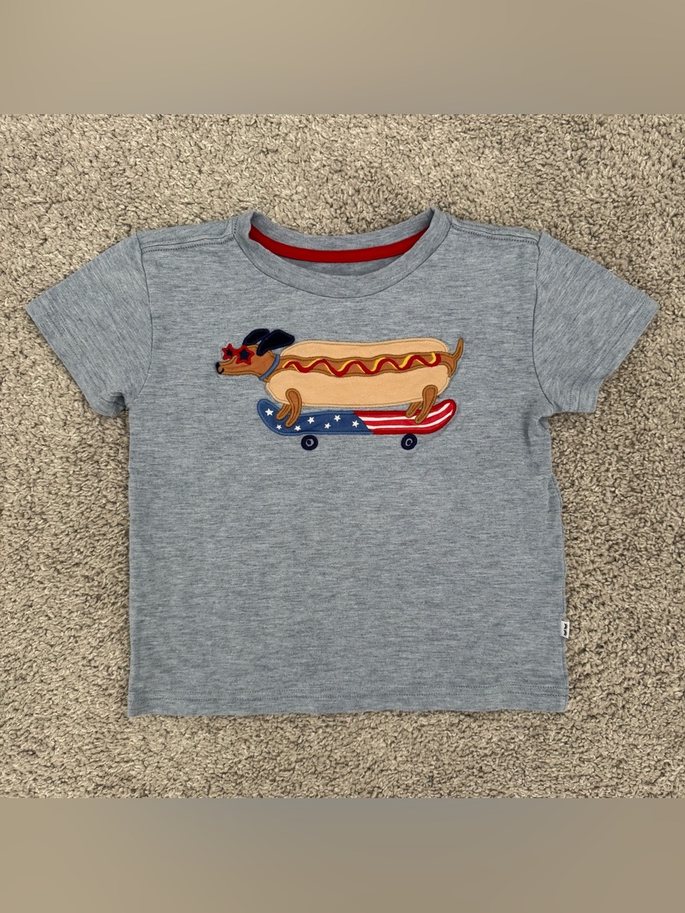 Little Sleepies Fun Patriotic Appliqué Tee